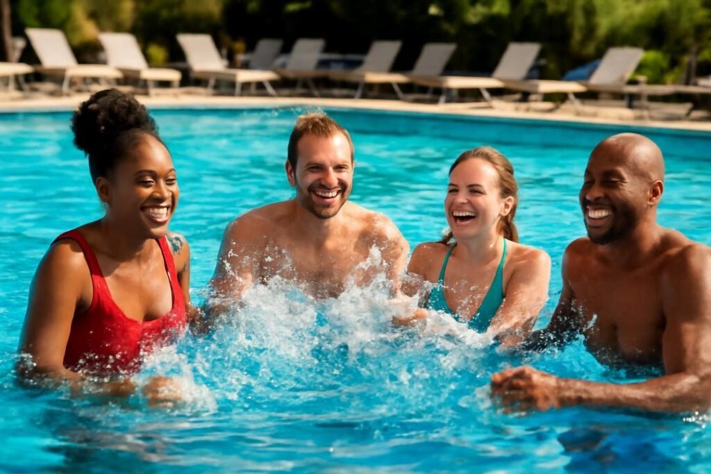 Natação recreativa: 7 benefícios incríveis para saúde e diversão diária